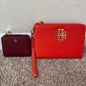 2 for 1- Tory Burch wallets: Britten and Emerson
